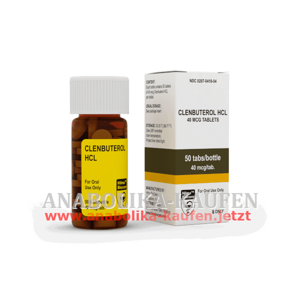 Clenbuterol 40 mcg - Clenbuterol Tabletten von Hilma Biocare, 50 Tabletten