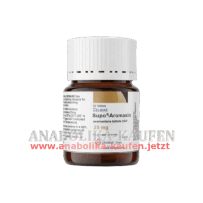 Supo Aromasin 25 mg - Exemestan Tabletten von Beligas Pharma, 50 Tabletten